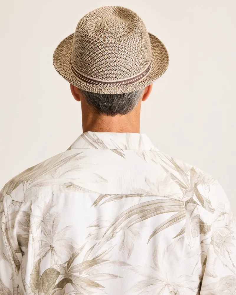 Tommy Bahama Mannes Braid Hat Tawny