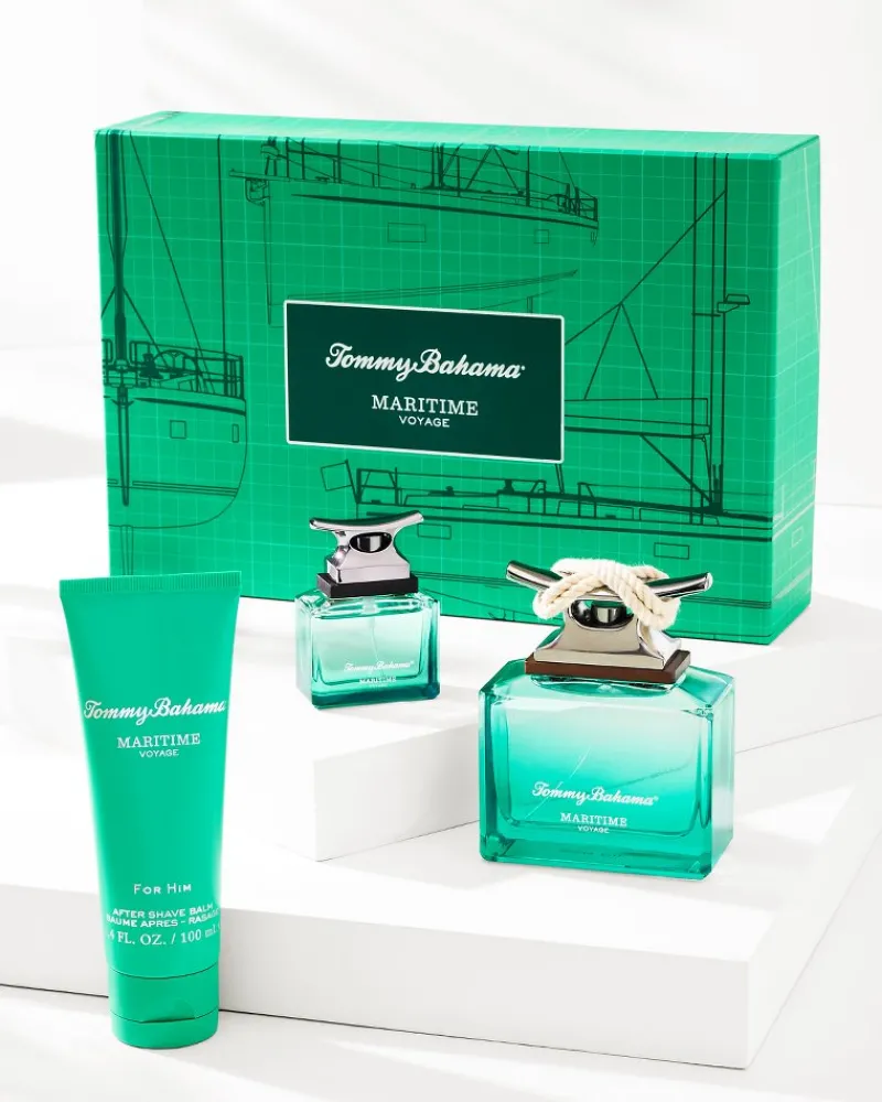 Tommy Bahama Maritime Voyage 3-Piece Cologne Gift Set Multicolor Outlet