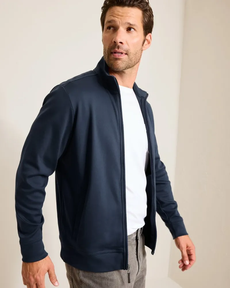 Tommy Bahama Martinique Full-Zip Jacket Ocean Deep Outlet