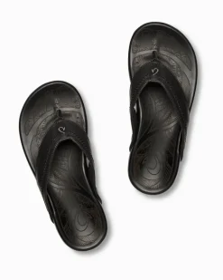 Tommy Bahama Men's OluKai® Hiapo Sandals Lava Rock Online