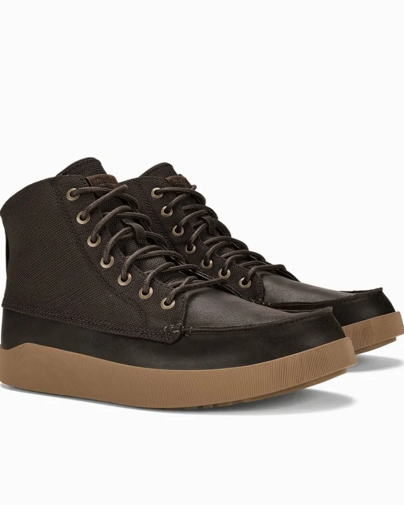 Tommy Bahama Men's OluKai® Mōlina Weather-Resistant Boots Dark Wood Outlet