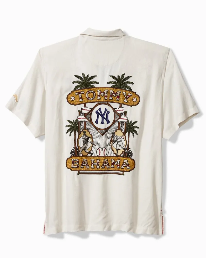 Tommy Bahama MLB® Pitcher's Paradiso Silk Camp Shirt new_york_yankees Hot