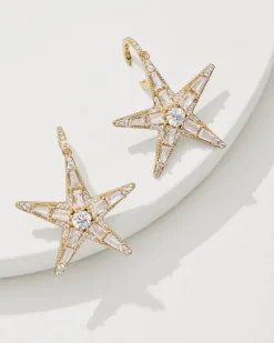 Tommy Bahama Moments in Paradise Star Drop Earrings Gold