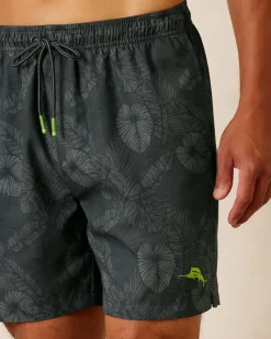 Tommy Bahama Naples Keep It Frondly 6-Inch Swim Trunks Black Online
