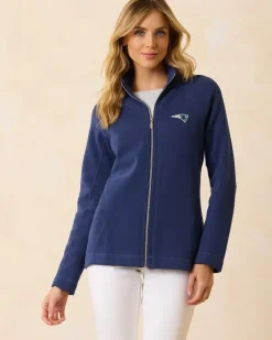 Tommy Bahama NFL Aruba Full-Zip Sweatshirt new_england_patriots Hot