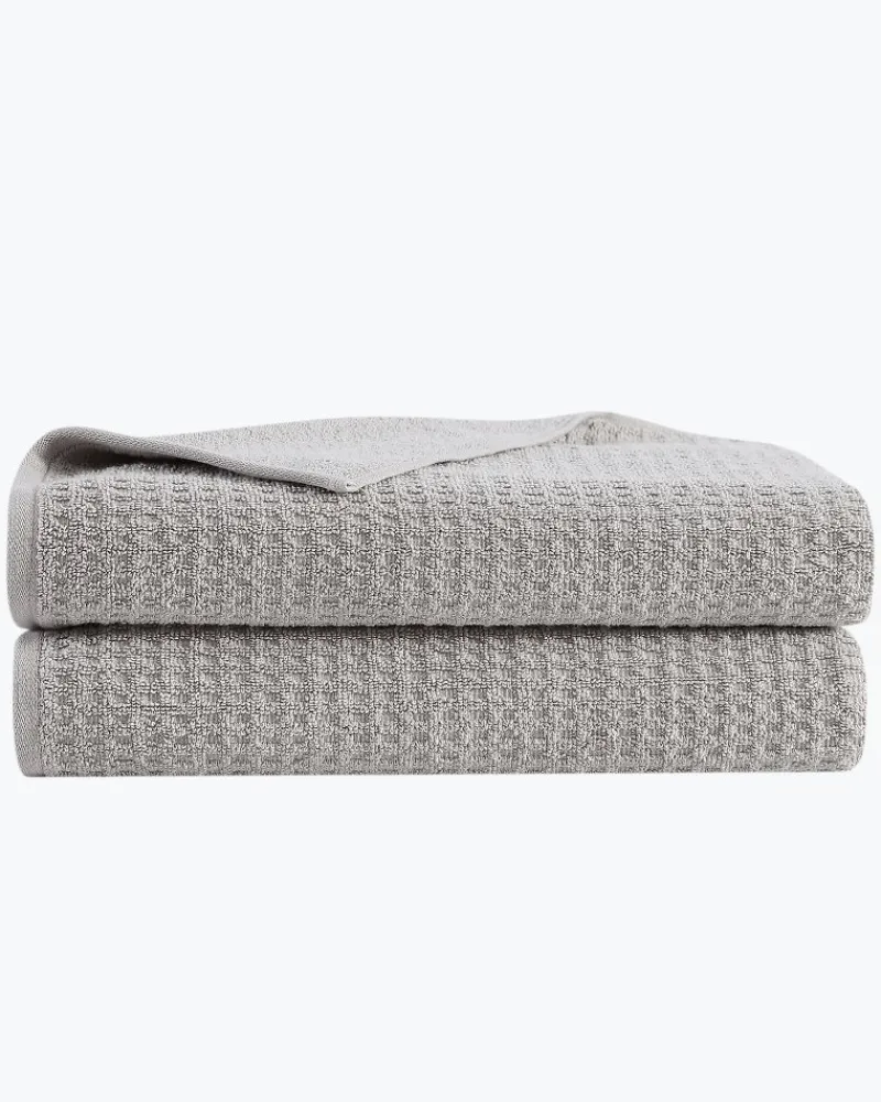 Tommy Bahama Northern Pacific 2-Piece Bath Towel Set Grey