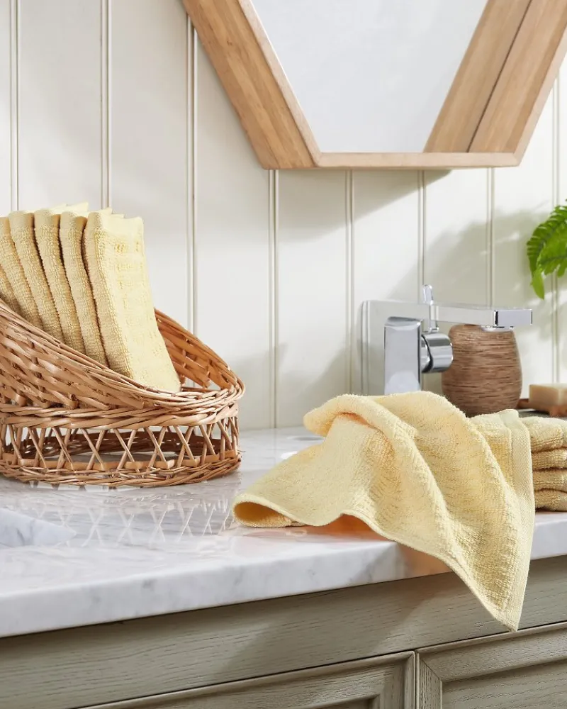 Tommy Bahama Northern Pacific 12-Piece Wash Towel Set Yellow Online