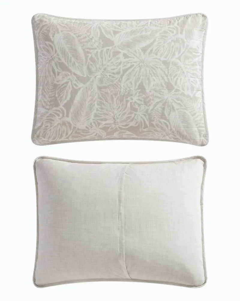 Tommy Bahama Ocean Deep Reversible 2-Piece Twin Quilt Set Beige Discount