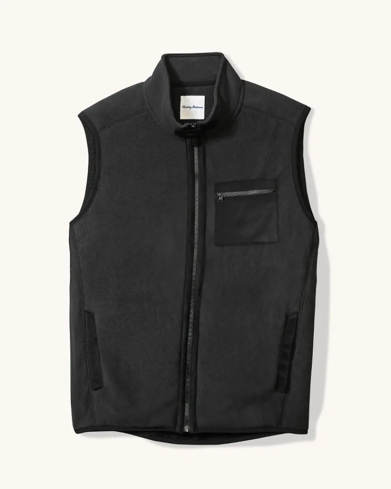 Tommy Bahama Olympic Bay Vest Jet Black New
