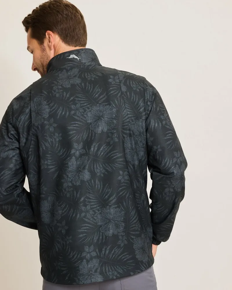 Tommy Bahama On Par Hibiscus Drive Jacket Black Discount
