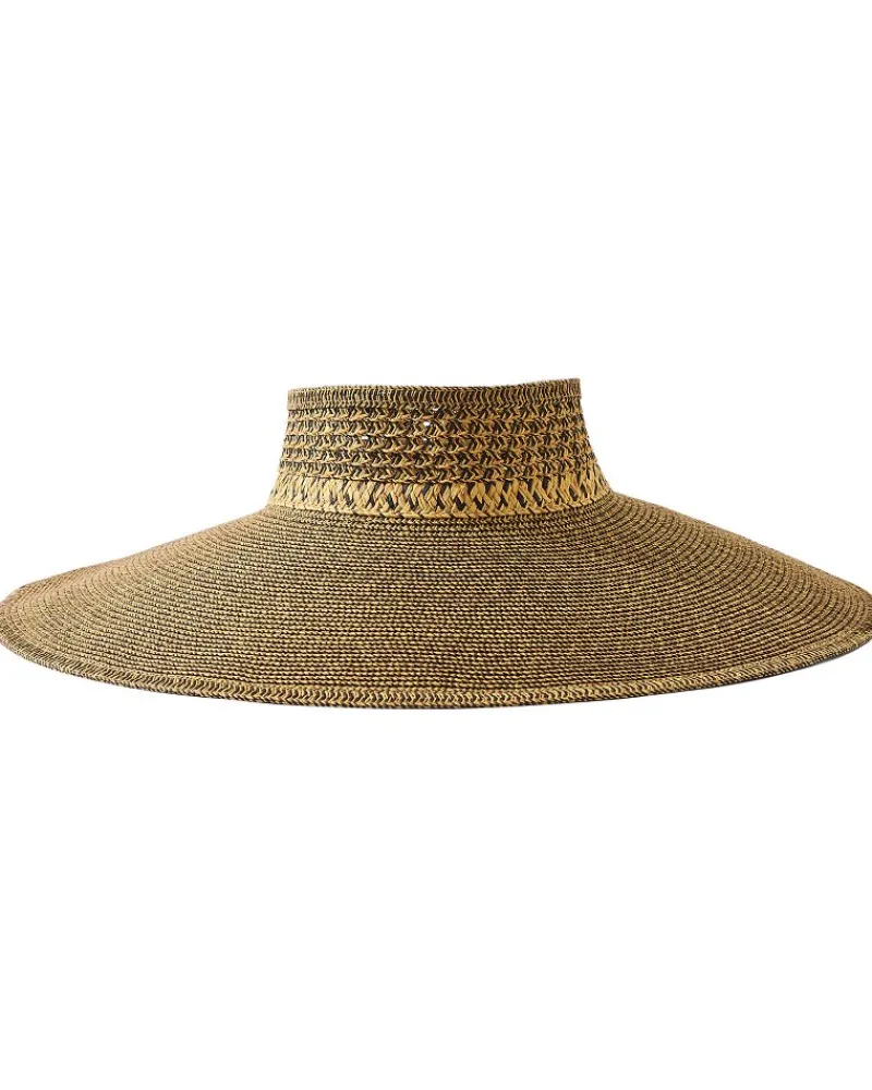 Tommy Bahama Packable Everyday Full Coverage Visor Mixed Black Outlet