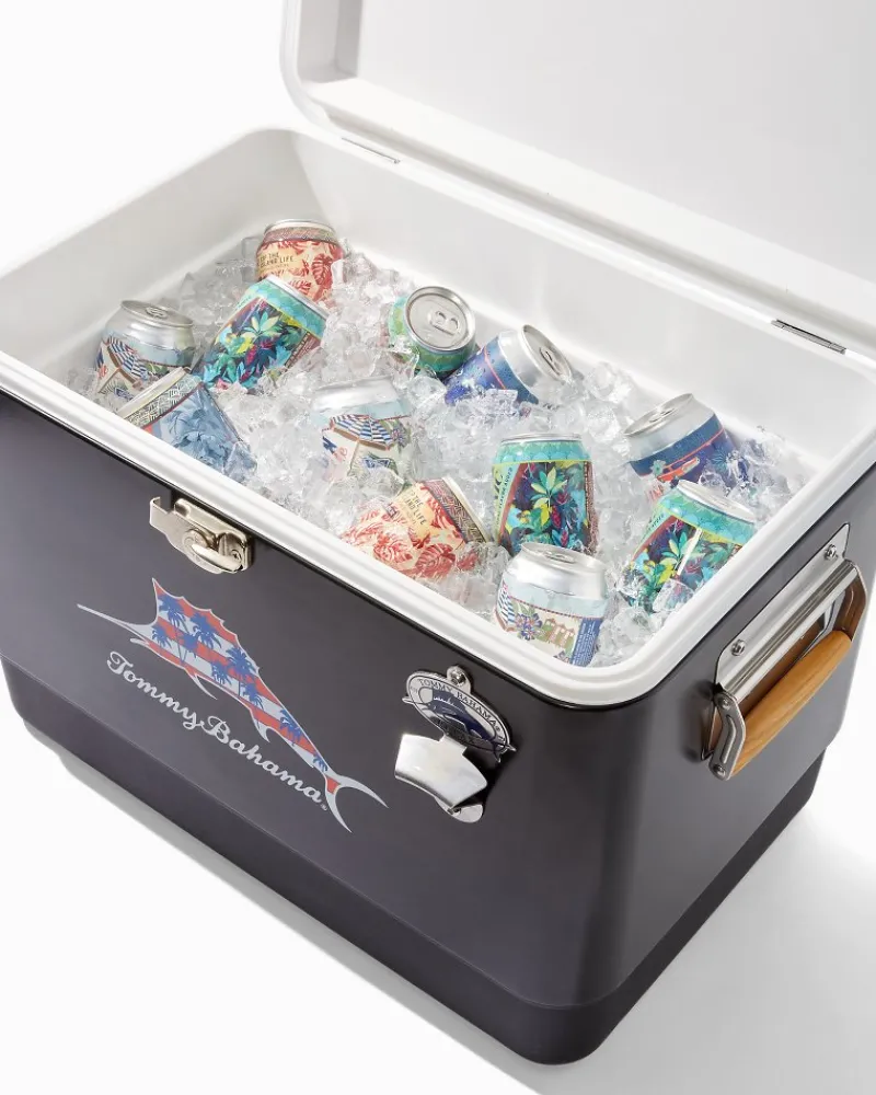 Tommy Bahama Palm Marlin 54-Quart Cooler Black New
