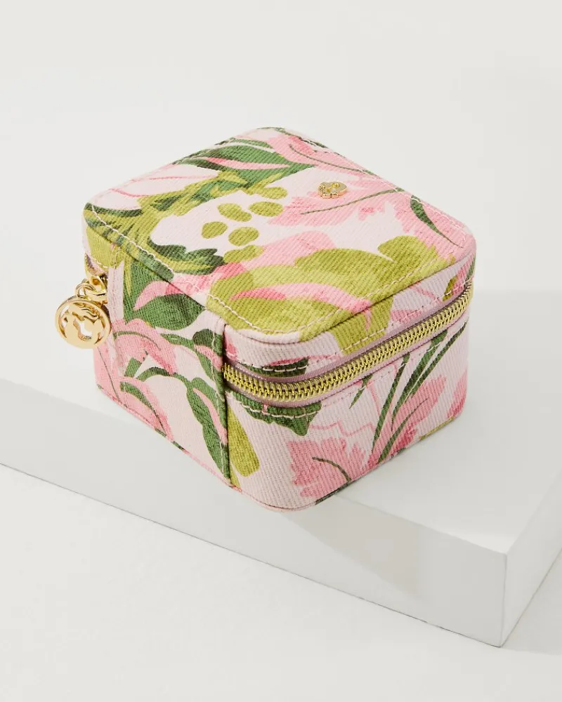 Tommy Bahama Palm Paradise Stow & Go Jewelry Travel Case Spartinapalm Paradise New