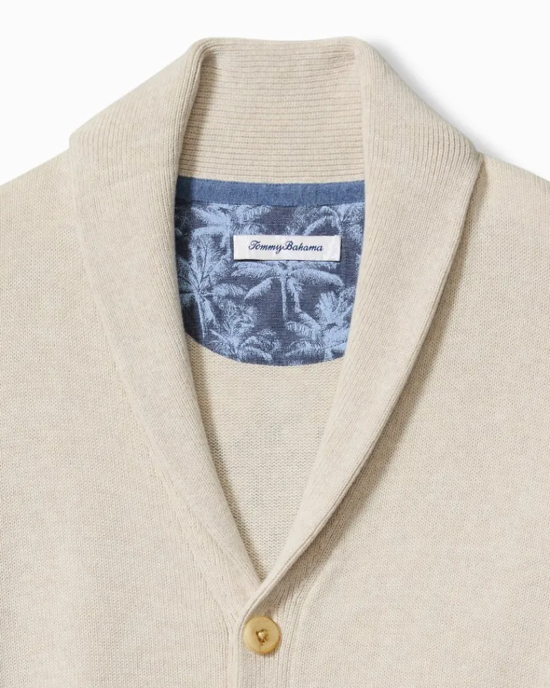 Tommy Bahama Palm Perfection Cardigan Bleached Sand Hot