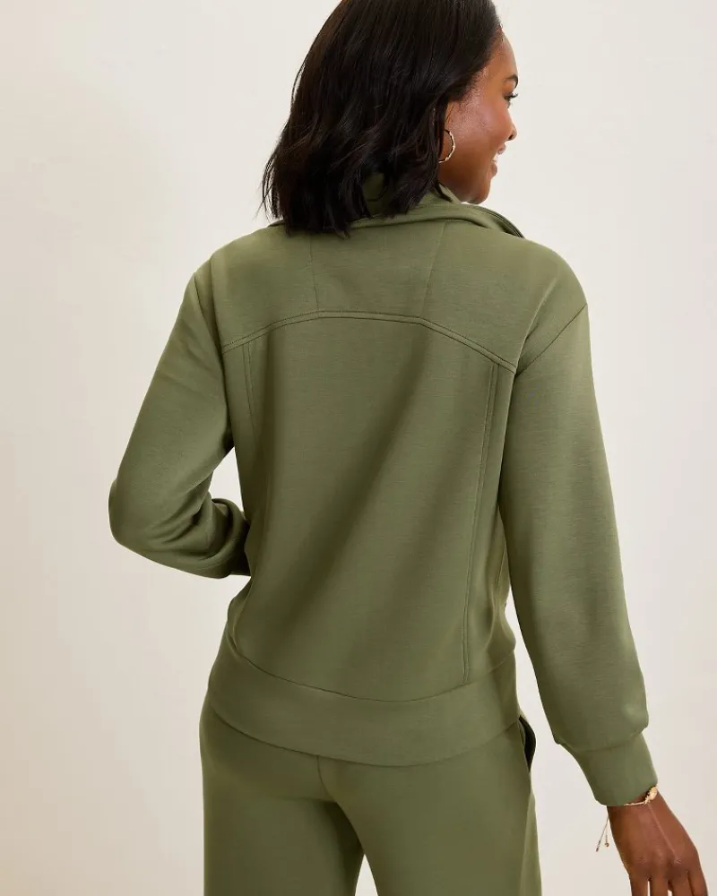 Tommy Bahama Palm Voyage Full-Zip Jacket Beetle Green New