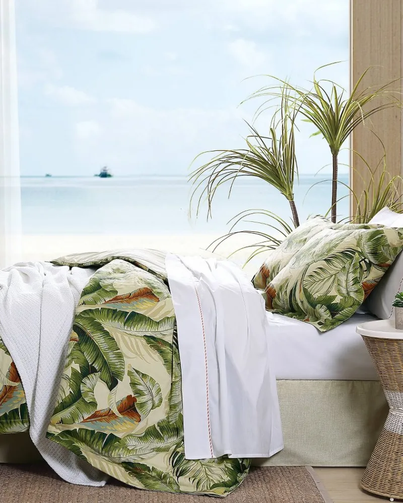 Tommy Bahama Palmiers California King Comforter Set Green