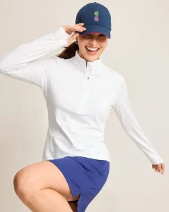 Tommy Bahama Playa Vista Quarter-Zip IslandZone® Sweatshirt White Hot