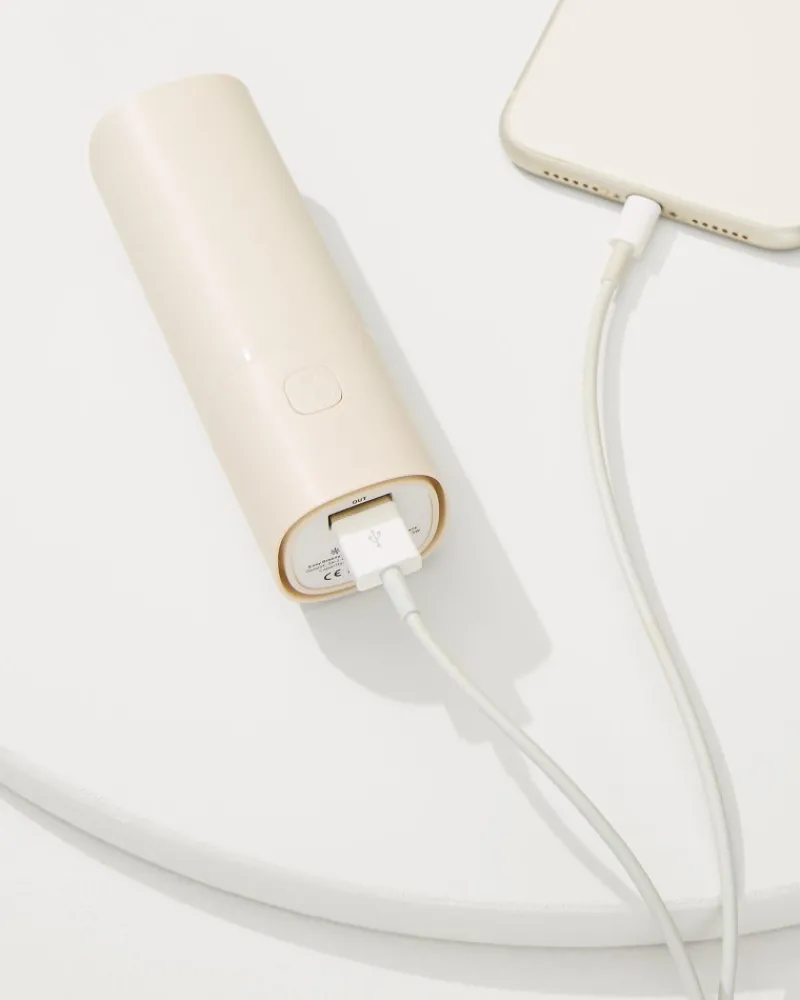Tommy Bahama Portable Fan & Power Bank Natural Discount