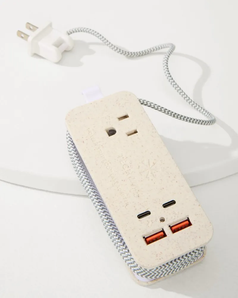 Tommy Bahama Power Trip Eco-Charger Natural New