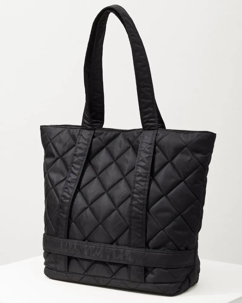 Tommy Bahama Quilted Traveler Bag Black Outlet