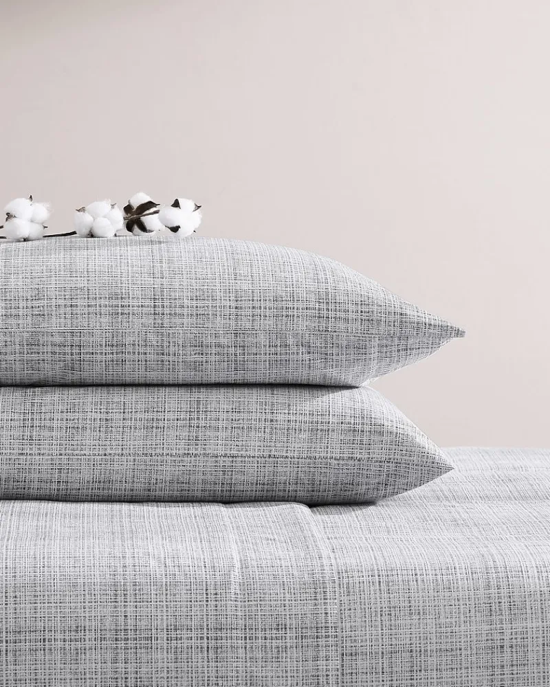Tommy Bahama Raffia Linen King Sheet Set Grey Outlet