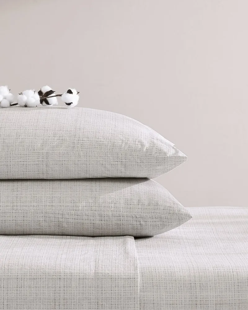 Tommy Bahama Raffia Linen Queen Sheet Set Khaki Clearance
