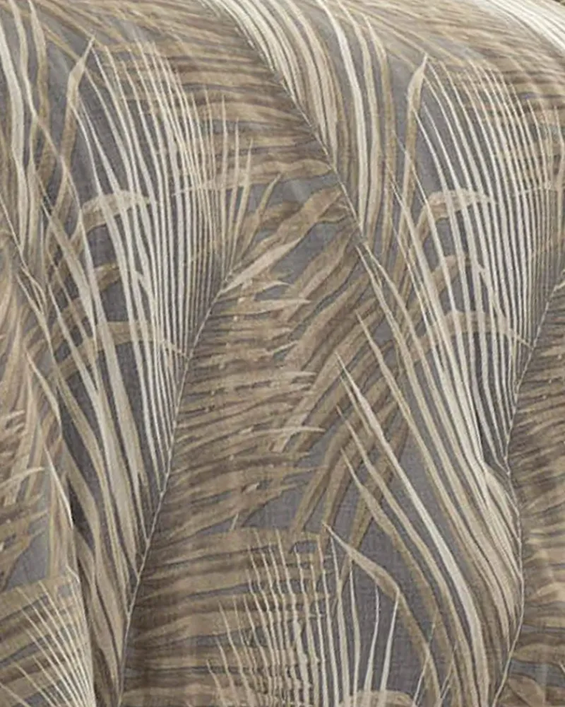 Tommy Bahama Raffia Palms California King Comforter Set Grey Clearance