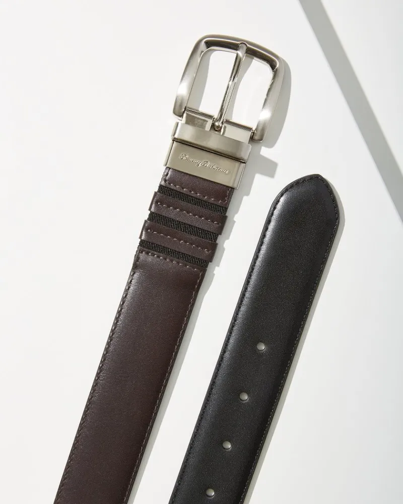Tommy Bahama Reversible Performance Belt Brown/Black Discount