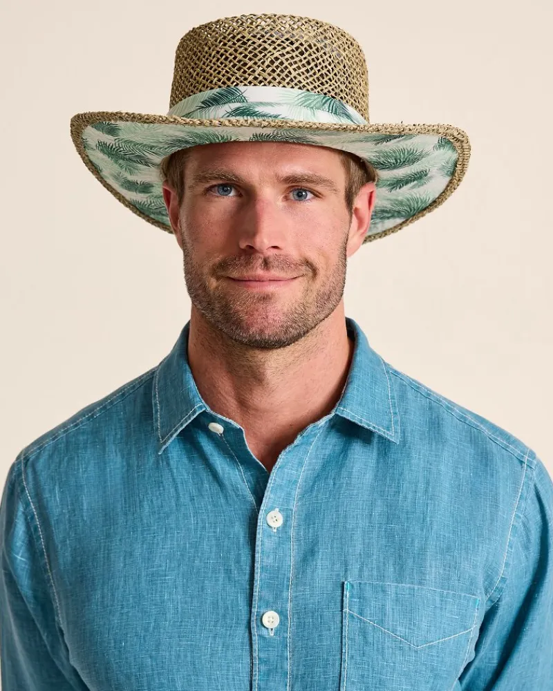 Tommy Bahama Seagrass Gambler Hat Palm Best