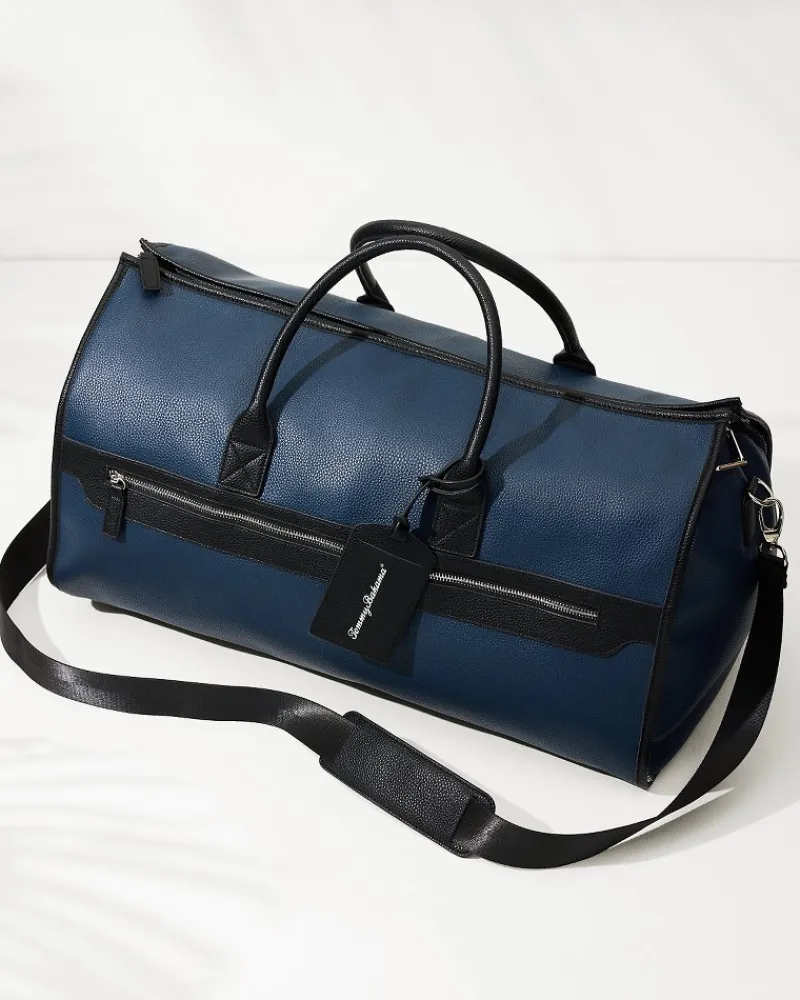 Tommy Bahama Siena 2-in-1 Garment Duffel Bag Navy Sale