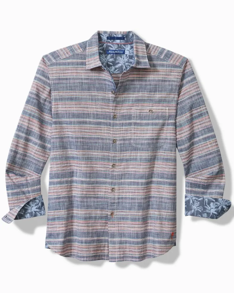 Tommy Bahama Sierra Sands Long-Sleeve Shirt New Red Sail Sale