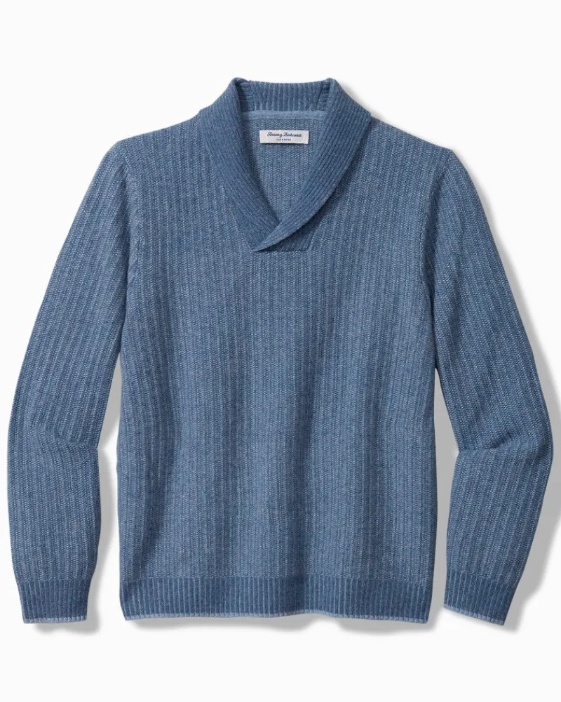Tommy Bahama Soundscape Cashmere Sweater Baltic