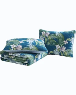 Tommy Bahama Southern Breeze 3-Piece King Quilt Set Blue Online