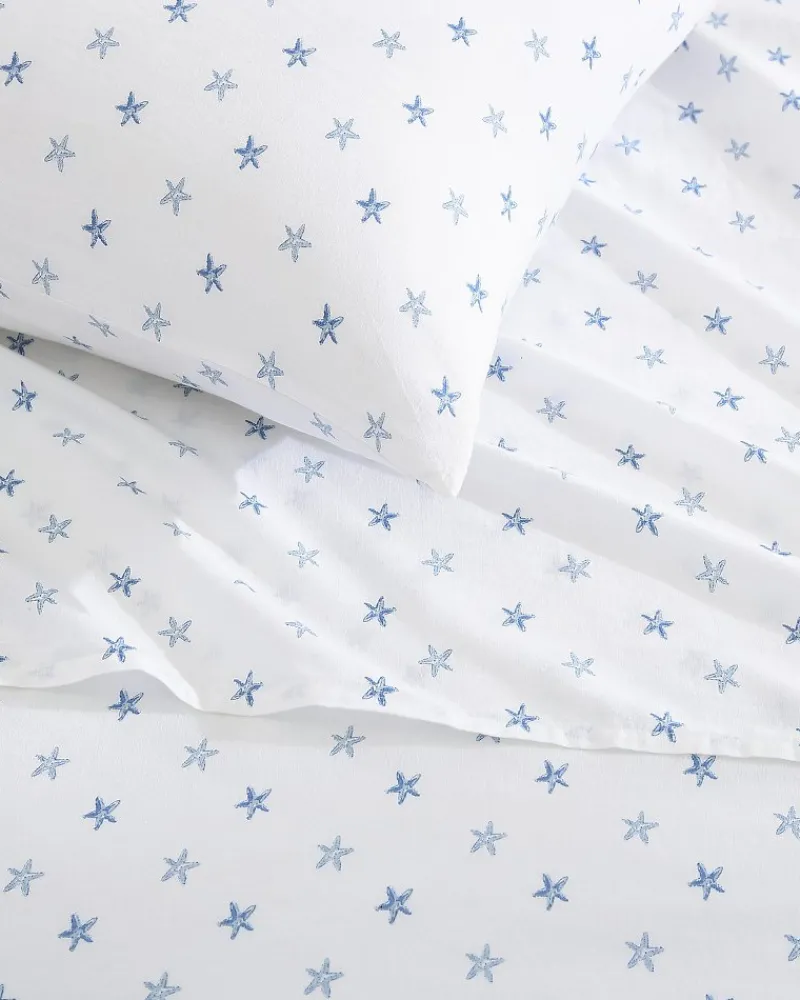 Tommy Bahama Starfish Treasure 4-Piece King Sheet Set Ocean Sale