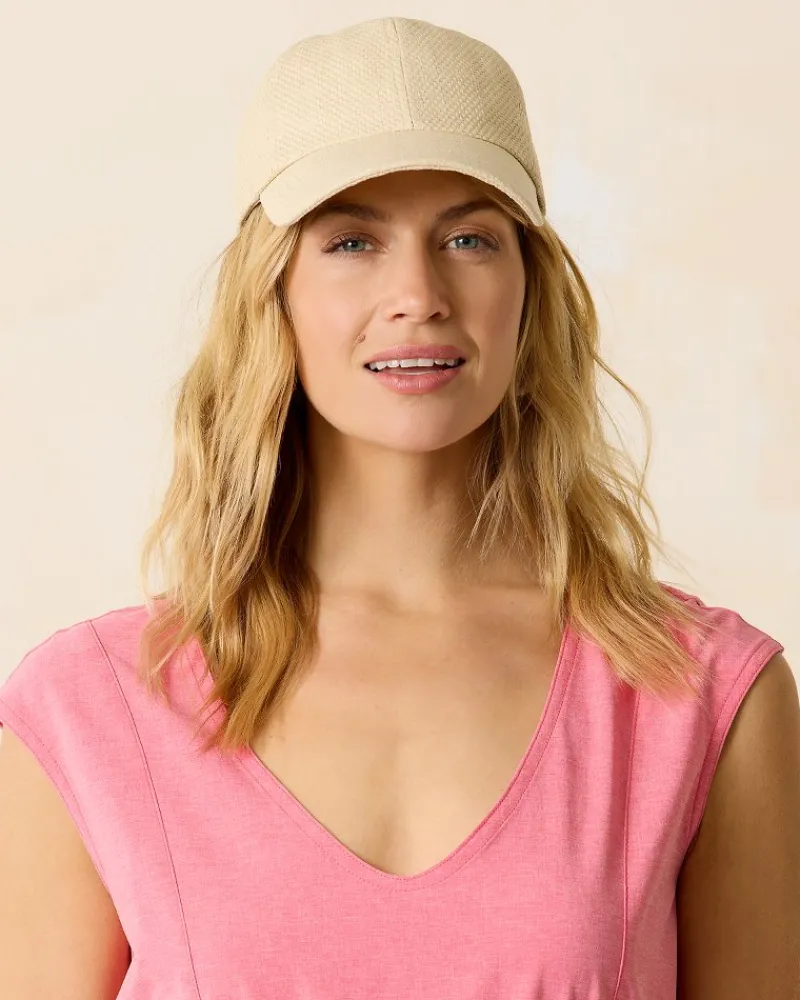 Tommy Bahama Straw Cap Light Natural Discount