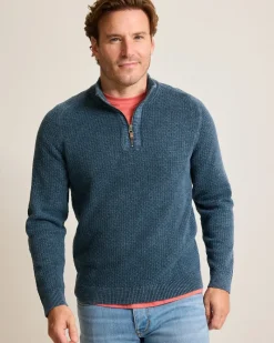 Tommy Bahama Sunbreak Half-Zip Sweater Coastline New