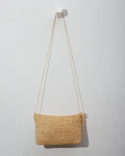 Tommy Bahama Sunburst Raffia Clutch Natural Discount