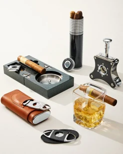 Tommy Bahama Table Cigar Cutter Black New