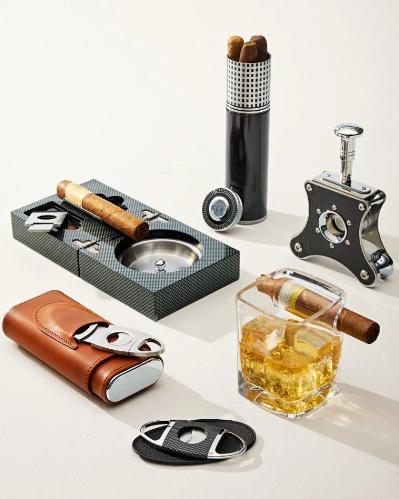 Tommy Bahama Table Cigar Cutter Black New