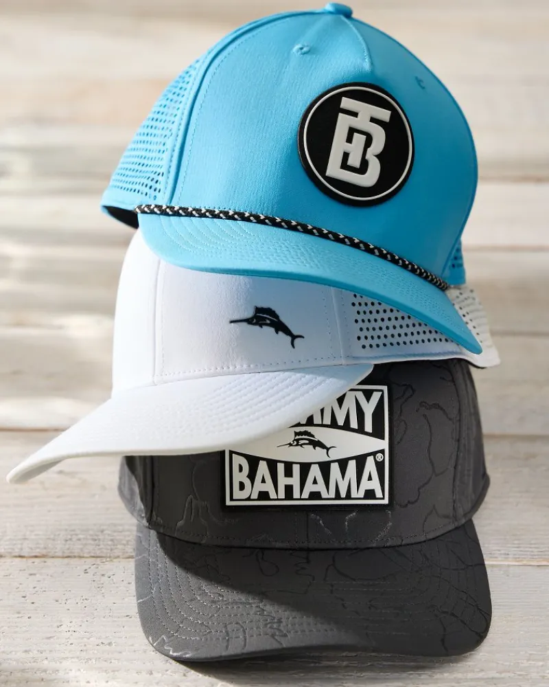 Tommy Bahama The Clubhouse Marlin Packable Cap White Hot