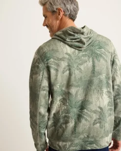 Tommy Bahama Tobago Bay Jungle King Hoodie Light Fennel Hot