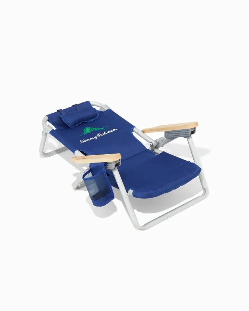 Tommy Bahama Kids' Wavy Marlin Backpack Beach Chair Navy New