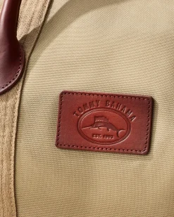 Tommy Bahama Nylon Duffel Bag Khaki Clearance