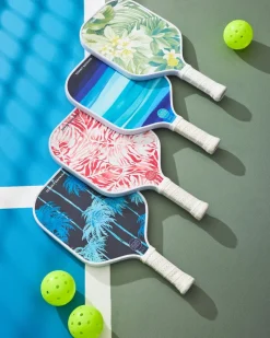 Tommy Bahama x Coastal Pickle Monstera Mirage Pickleball Paddle Pure Coral Sale