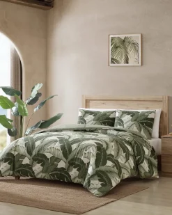 Tommy Bahama Vintage Palms 3-Piece Full/Queen Comforter Set Jungle Discount