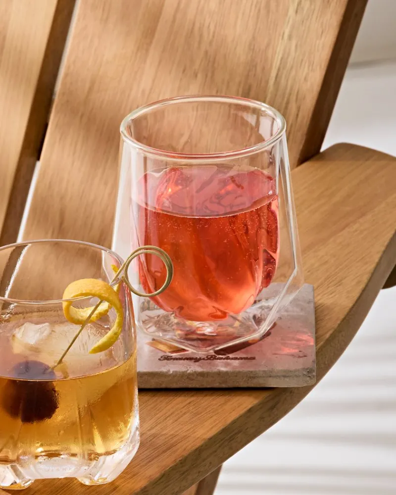 Tommy Bahama Viski® Alchemi Aerating Wine Tasting Glass Clear New