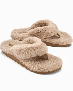 Tommy Bahama Women's OluKai® Kipe'a Heu Slippers Light Tan Outlet