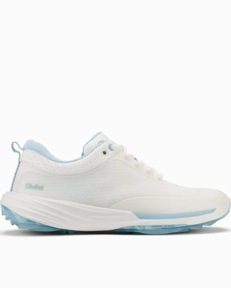 Tommy Bahama Women's OluKai® Mākena Waterproof Golf Shoes Bright White Clearance